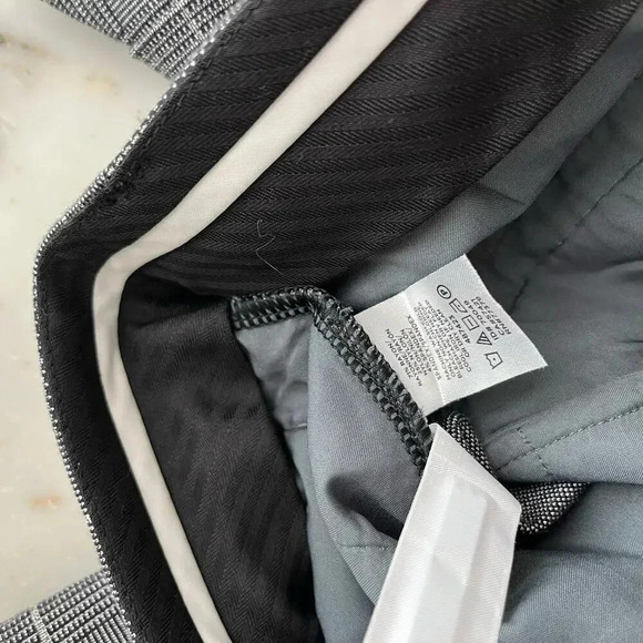 Ann Taylor Slim Leg Plaid Check Career Pant Work 4 Full Length - Picture 7 of 7